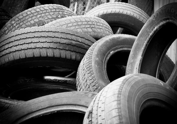 Waste tyres