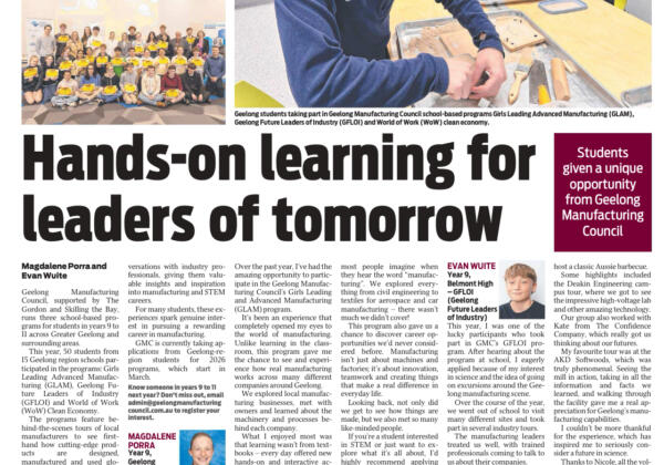 Geelong Addy Schools Promo 13nov 25