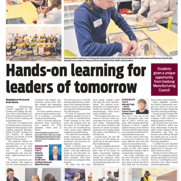 Geelong Addy Schools Promo 13nov 25